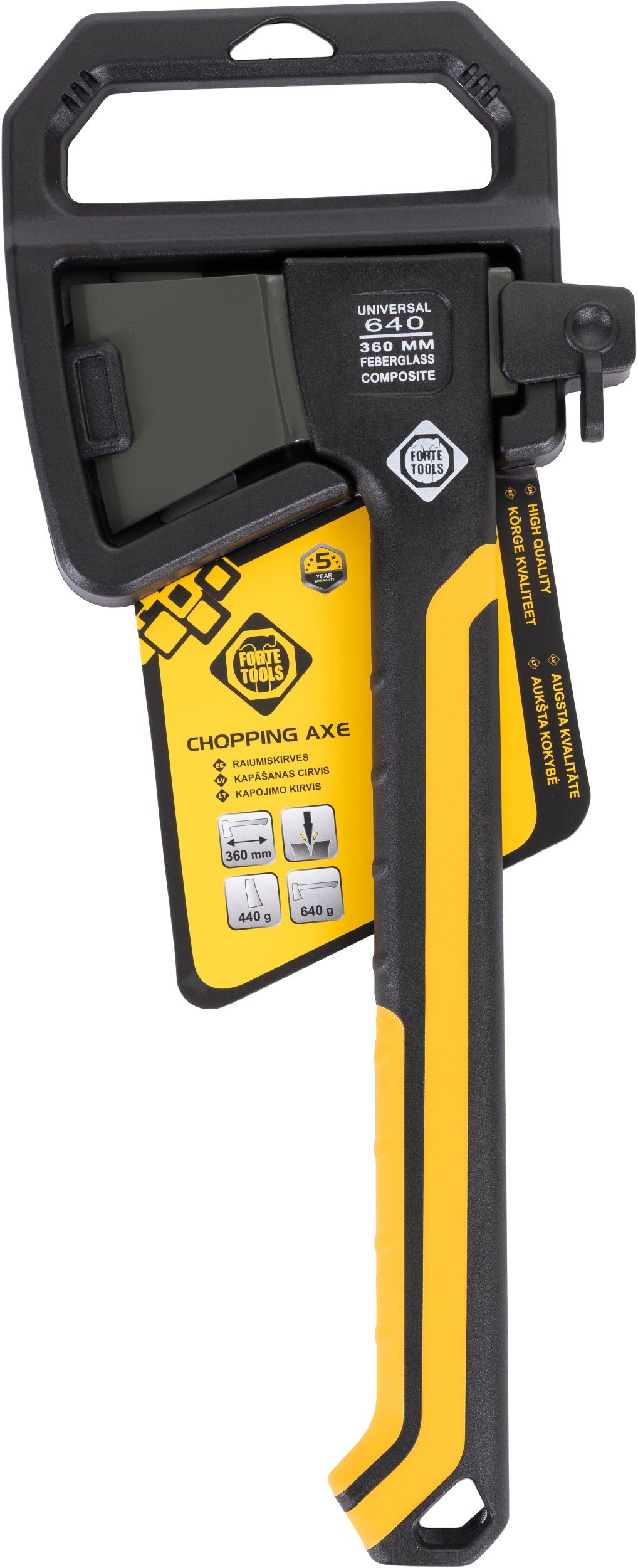 AXE CHOPPING FORTE TOOLS 0.64KG 35.6CM