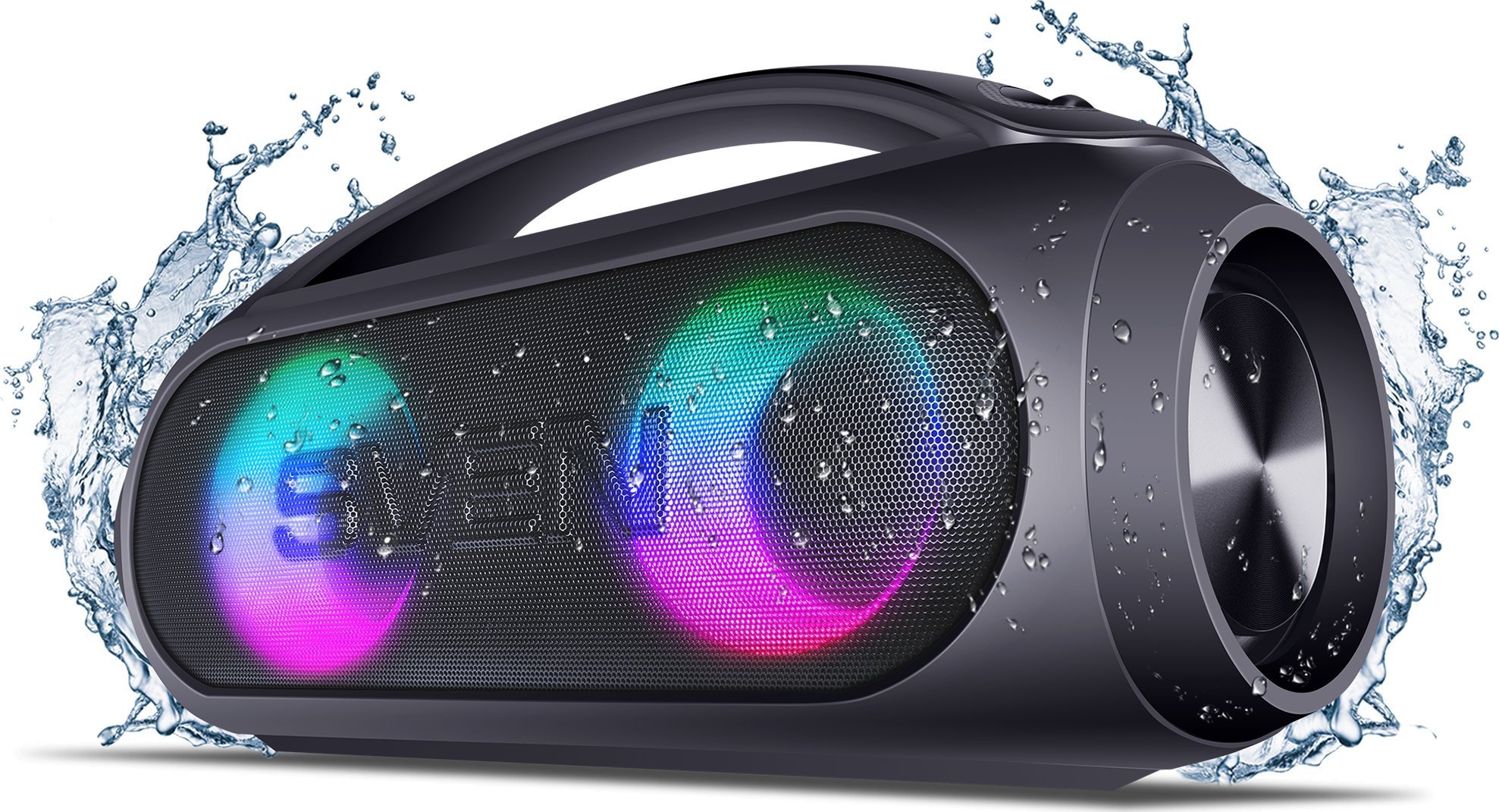 Ekspres do kawyDomoSVEN PS-380 głośnik bluetooth 40W, FM, IPx5, RGB