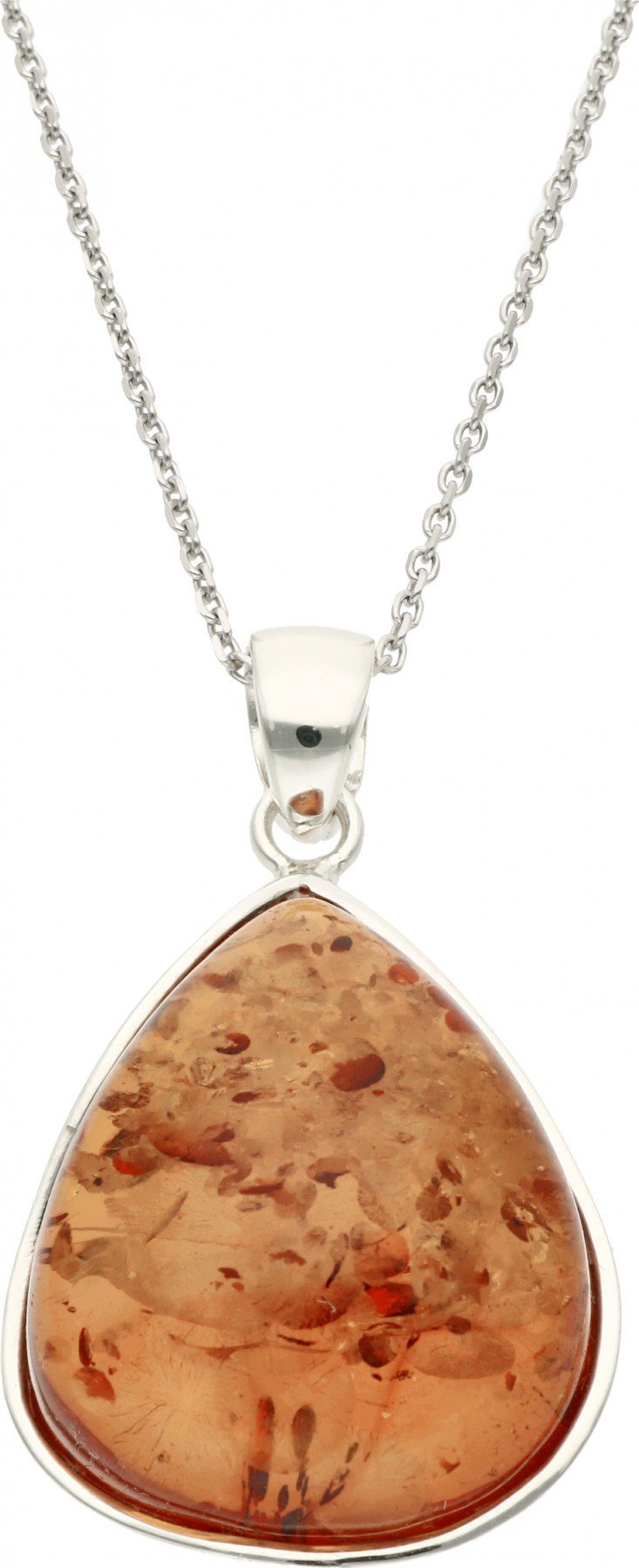 Rosanto Srebrna zawieszka z bursztynem bałtyckim 925