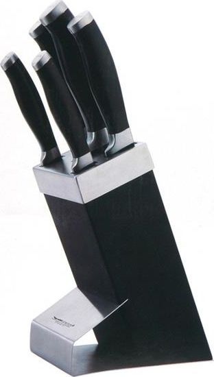 Ambition KOMPLET NOŻY KUTYCH W BLOKU 6 ELEMENTÓW GRANITE 20372