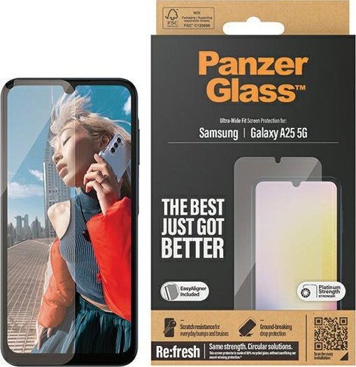 PanzerGlass Panzerglass Ultra-Wide Fit Sam A25 5G A256 5G Screen Protection 7335