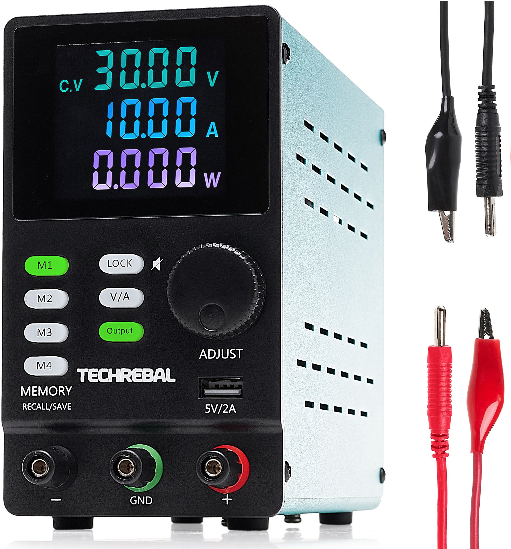 Zasilacz Laboratoryjny Techrebal SPPS-3010D 30V 10A USB Pamięć Precyzyjny