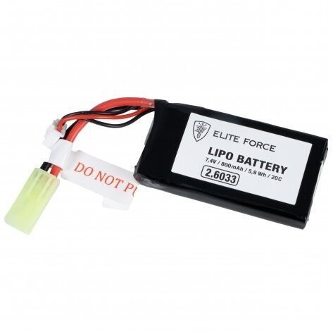 Akumulator do replik ASG Elite Force 7,4 V, 800 mAh, 20 C