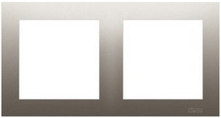 Kontakt-Simon Ramka podwójna SIMON54 uniwersalna złota - DR2/44