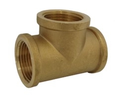 Viega Trójnik 1x1/2x1" brąz 362515