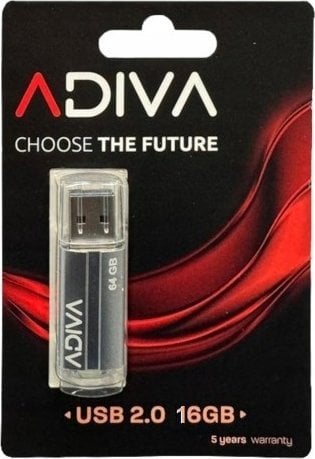 Pendrive Adiva Adiva PAMIÄÄ USB 2.0 16GB ADIVA 0254