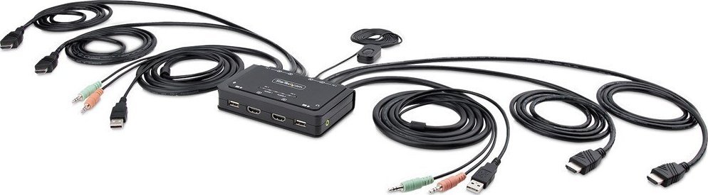 Konsola KVM StarTech KVM StarTech 2-Port HDMI Switch 4K USB