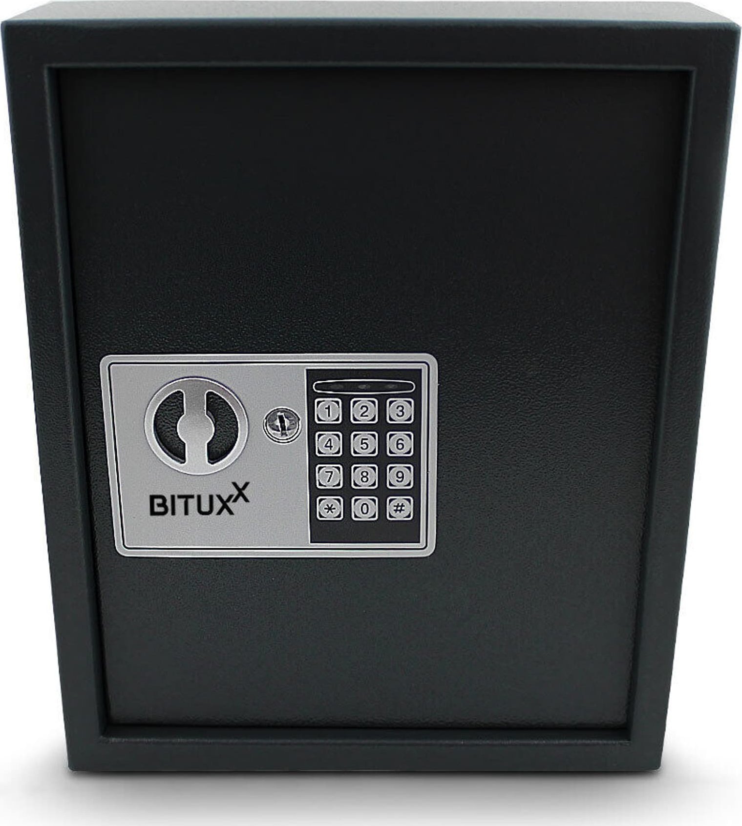 Bituxx SEJF NA KLUCZE Z ZAMKIEM ELEKTRONICZNYM CZARNY