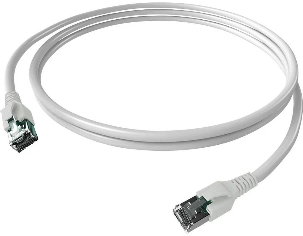 Kabel krosowy EasyLan FlexBoot Cat.6A, S/FTP, biały, 10 m