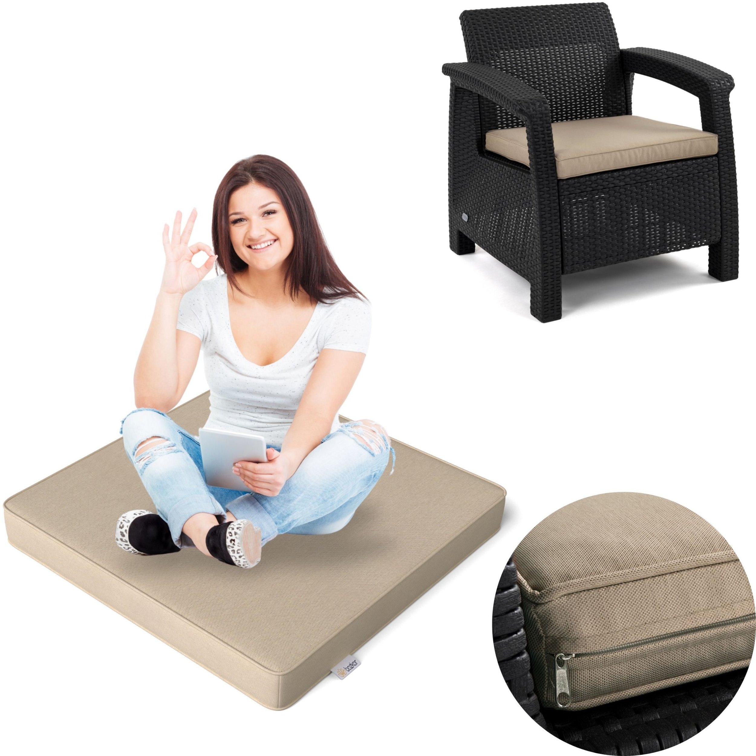 Bazkar Poduszka Premium z zamkiem do Corfu 550-21