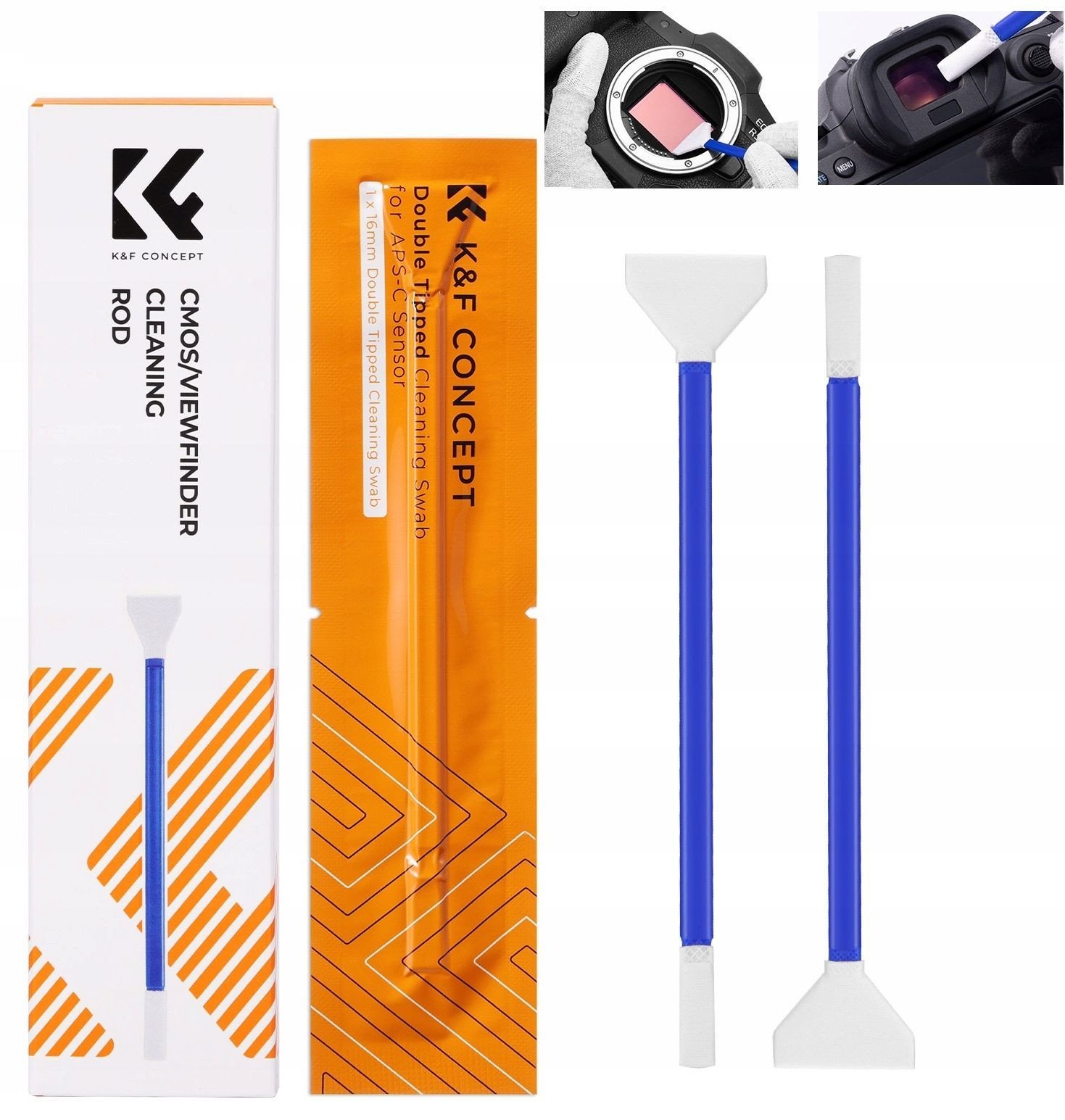 5x Szpatułki Do Czyszczenia Wizjera I Matrycy Aps-c Niepełno-klatkowa 16mm / Kf08.075