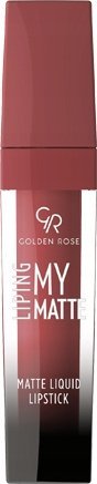 Golden Rose My Matte Lip Ink Matte Liquid Lipstick - Matowa pomadka do ust z wegańską formułą 5ml (19)