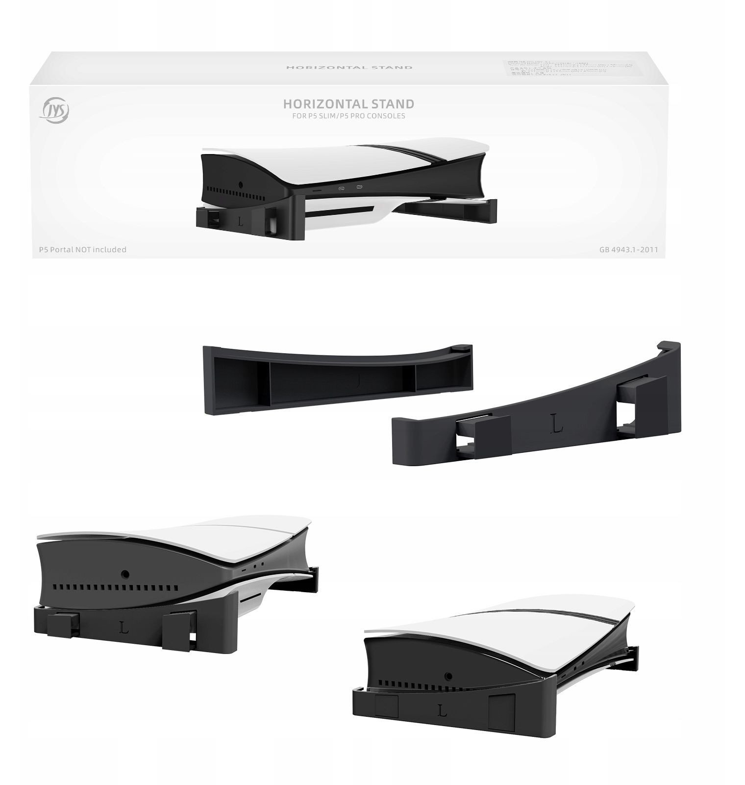 Podstawka Stojak Stand Poziomy na Konsolę Sony PlayStation 5 SLIM PS5 SLIM / JYS-P5189 / Czarny
