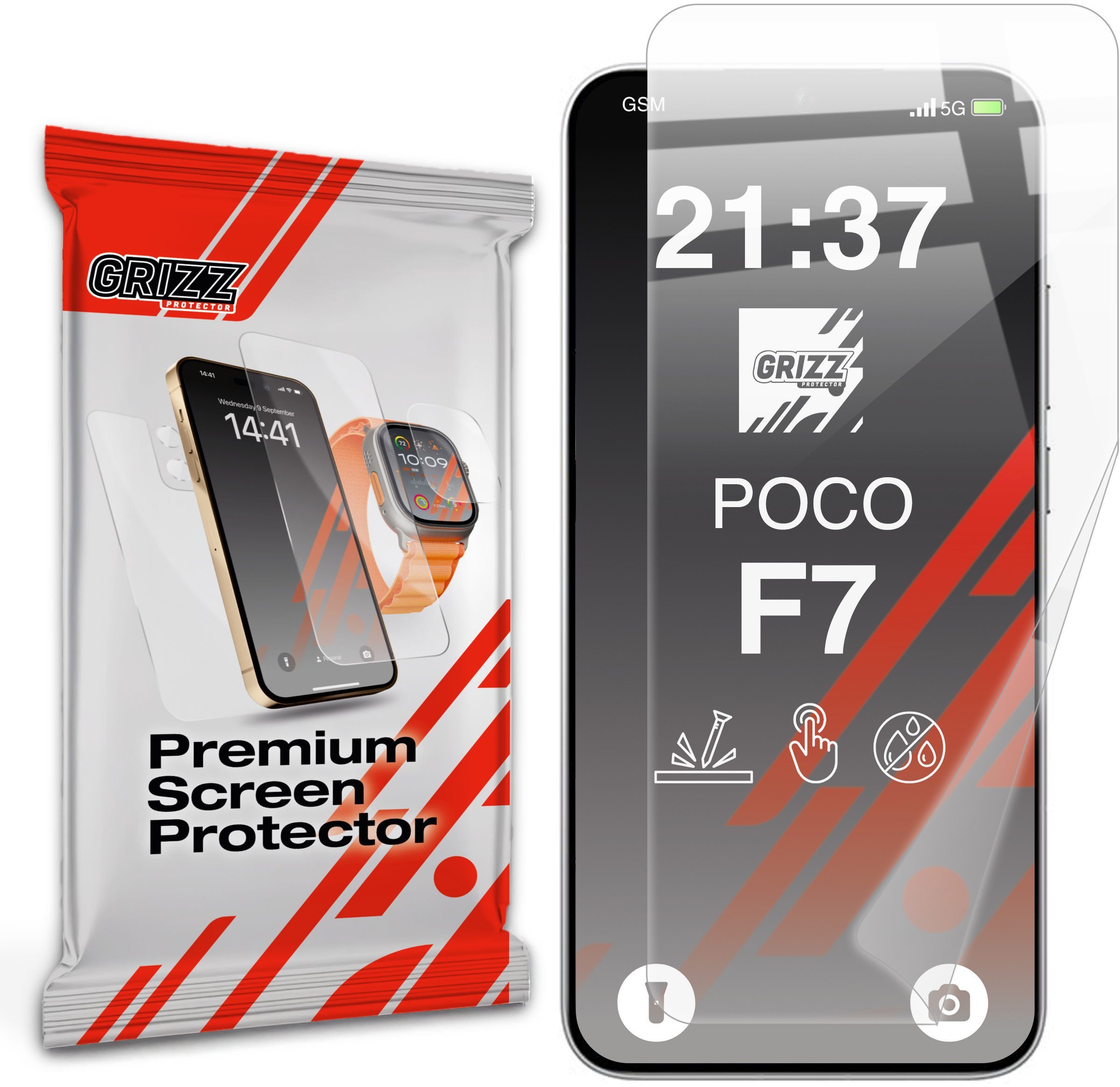 Folia ceramiczna GrizzGlass CeramicFilm do Xiaomi POCO F7 5G