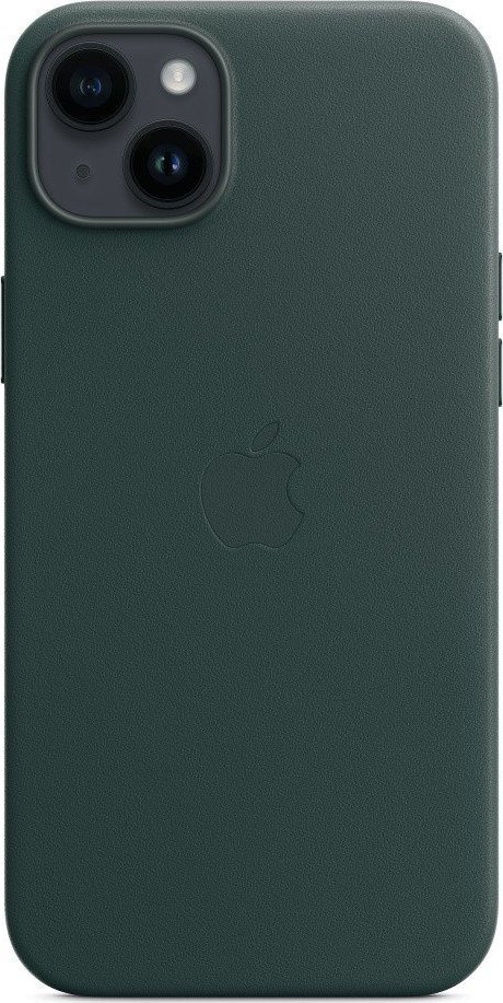 Apple APPLE iPhone 14 Plus Leather Case with MagSafe - Forest Green