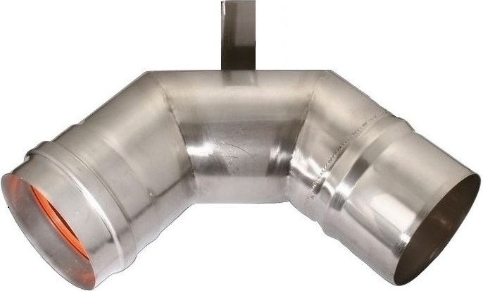 Krzys-Pol Kolano 90° z podporą 60mm (SJKBKZP9060)