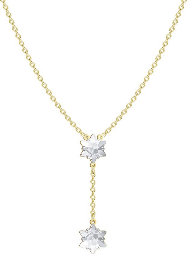 Radziszewska Jewellery Naszyjnik Pozłacany z Płatkiem Śniegu Boże Narodzenie