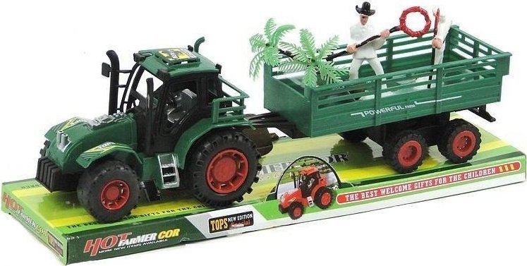 Traktor z przyczepą