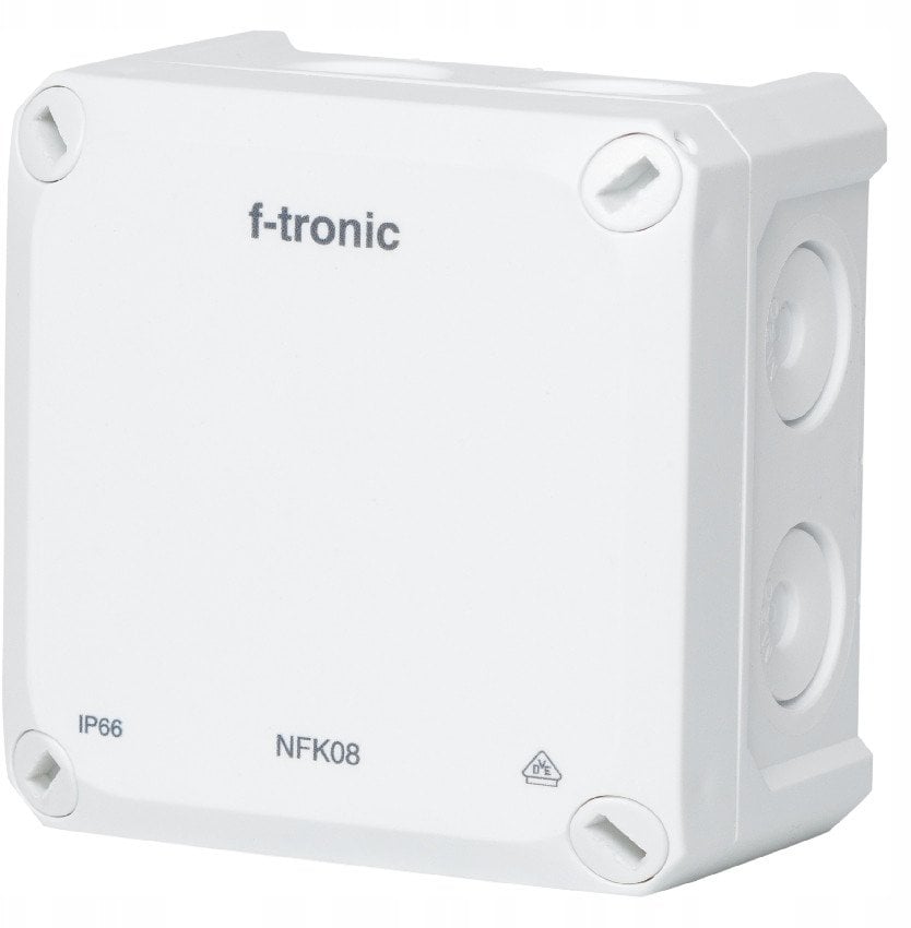 F-TRONIC Membrandåse 85x85x54mm IP66 hvid