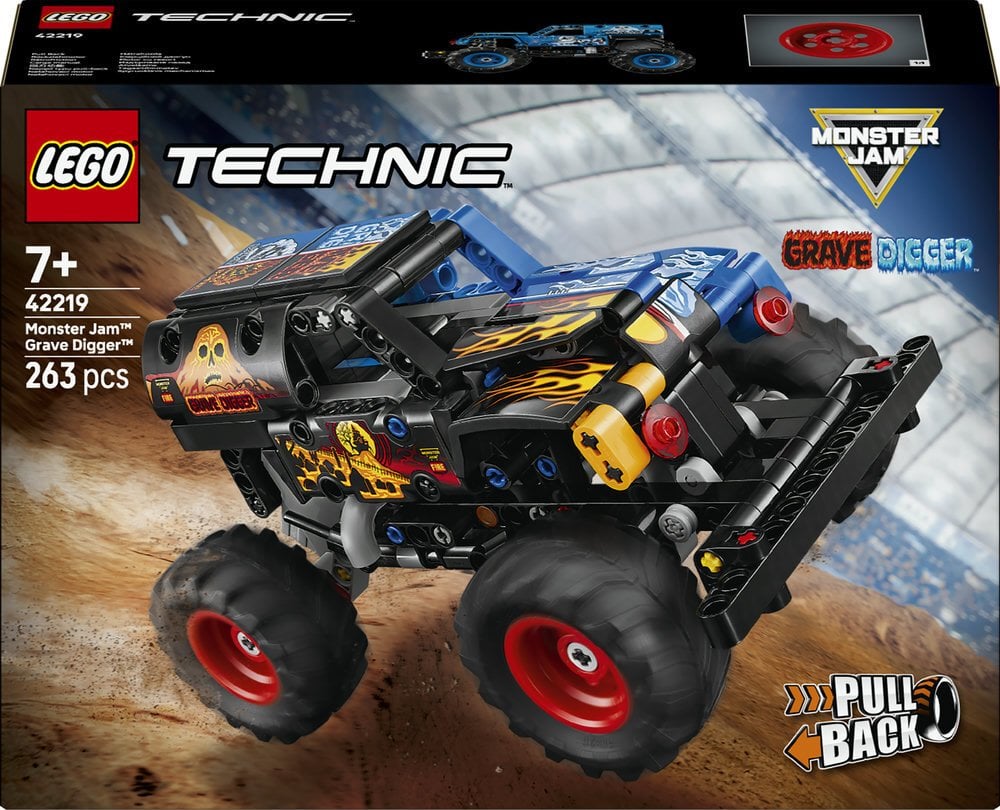 LEGO Technic Monster Jam Grave Digger Ogień (42219)