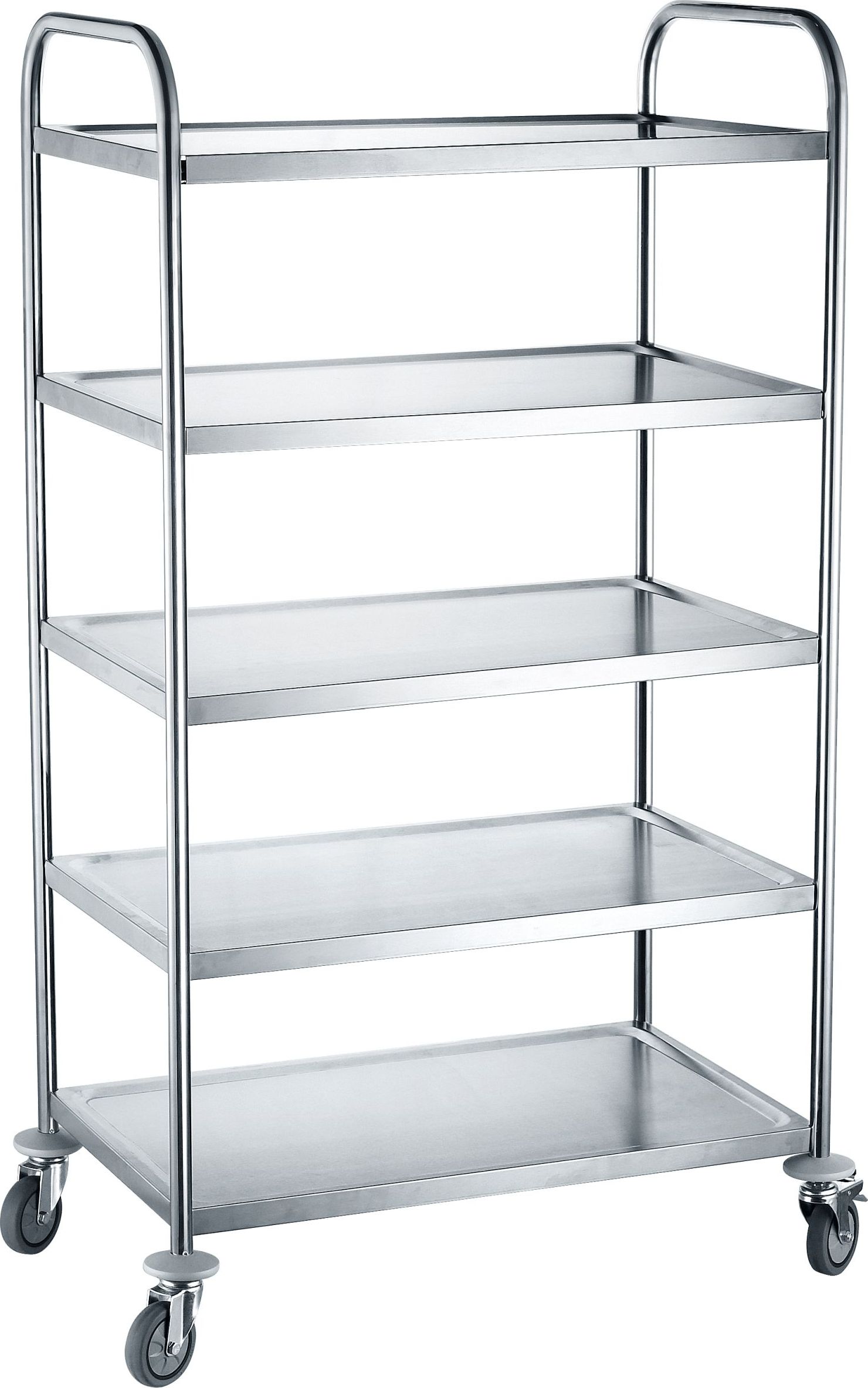 Hendi Wózek kelnerski 5-półkowy ze stali nierdzewnej do 200kg (810125)