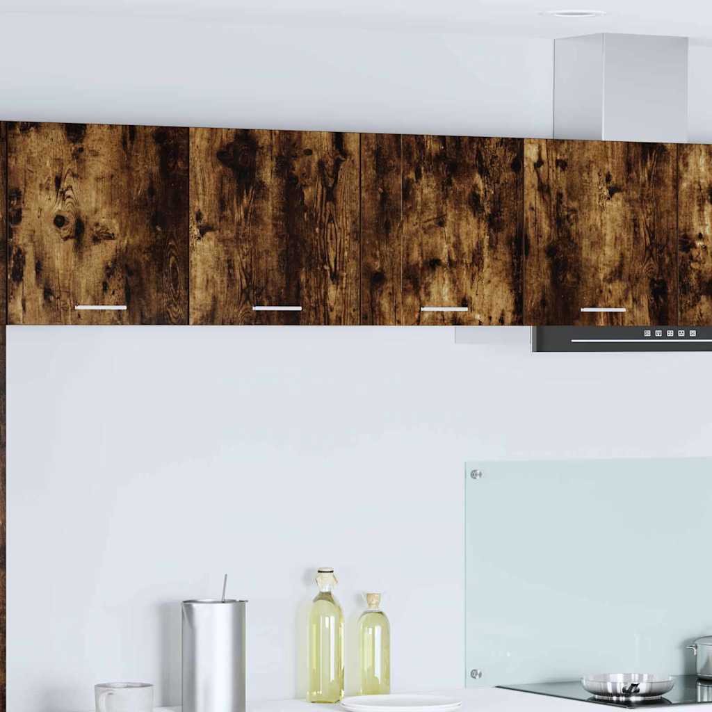 vidaXL Szafka wisząca z półką Riga Dąb wędzony 80 x 31 x 40 cm