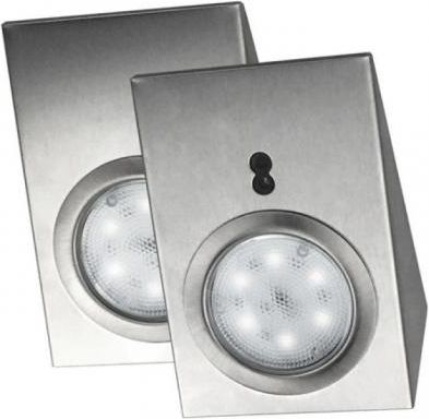 Orno Zestaw opraw meblowych LED 2x2,5W z 4000K bezdotykowym wyłącznikiem (OR-AE-13118)