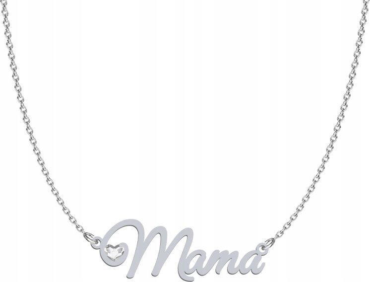 Radziszewska Jewellery Dzień Matki Naszyjnik MAMA srebro925 Dedykacja