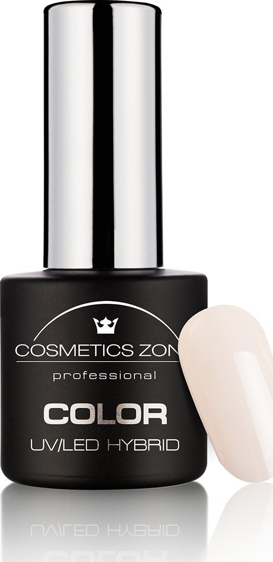 Cosmetics Zone Lakier hybrydowy hipoalergiczny mleczny różowy 7ml - French Beige 002