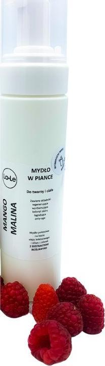 La-le Mydło w piance do twarzy i ciała - mango-malina 150ml