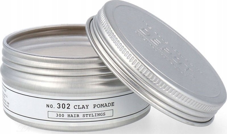 REF Depot, 300 Hair Stylings No. 302, UV Filter, Hair Styling Pomade, For Volume & Texture, 25 ml For Men