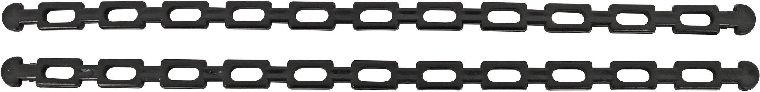 NAGA Opbindingsbånd - 25cm - 2 stk. - sort