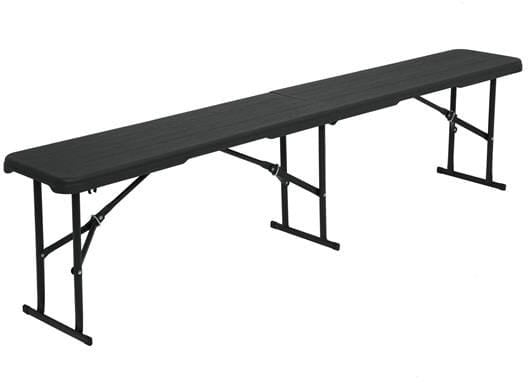 NC3404 SKŁADANA ŁAWKA OGRODOWA 183 CM ANTRACYT NILS CAMP