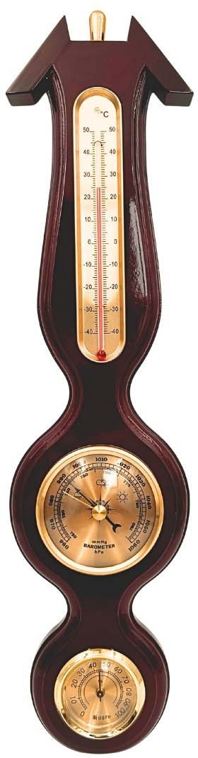 Upominkarnia Stacja Pogody 3w1 Termometr Barometr Higrometr 40cm YG37