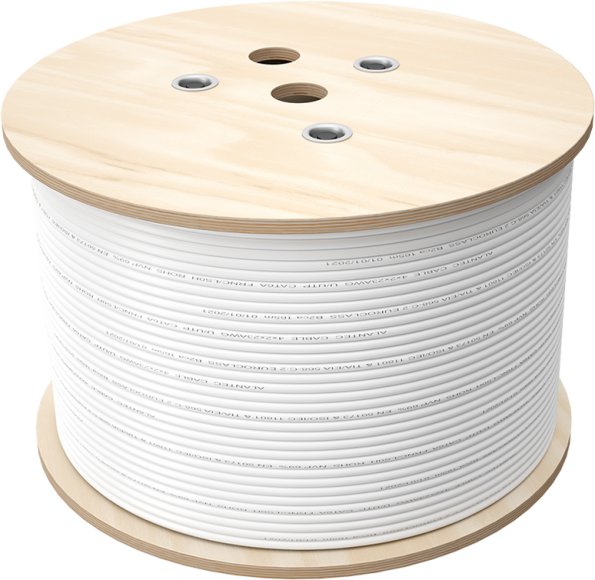 Przewód Alantec Przewód koncentryczny RG6, B2ca, LSOH trishield 75 Om, A++ 120dB, 1.13/4.55/7.20 FireHardy 500m (KRD113A1LS500B)