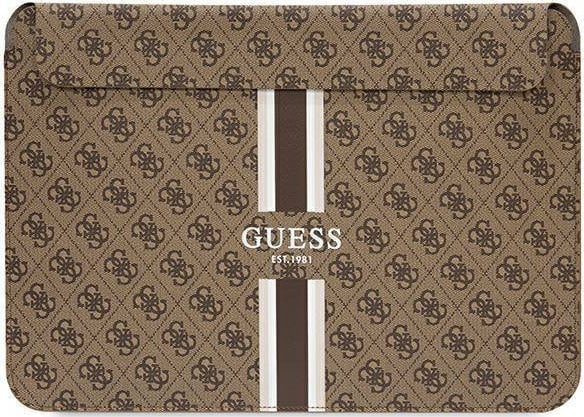 Etui Guess Guess Sleeve GUCS14P4RPSW 14" brązowy/ brown 4G Printed Stripes