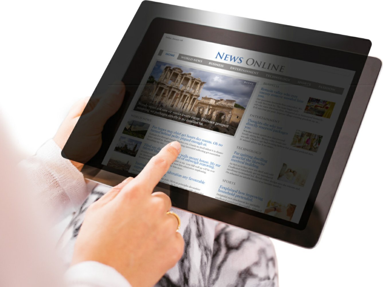 Filtr Gearlab Adhesive Privacy Filter 10.2"