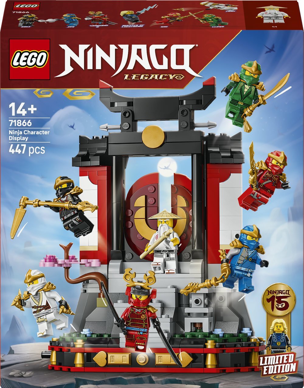 LEGO Ninjago Ozdoba z postaciami ninja — 15-lecie (71866)