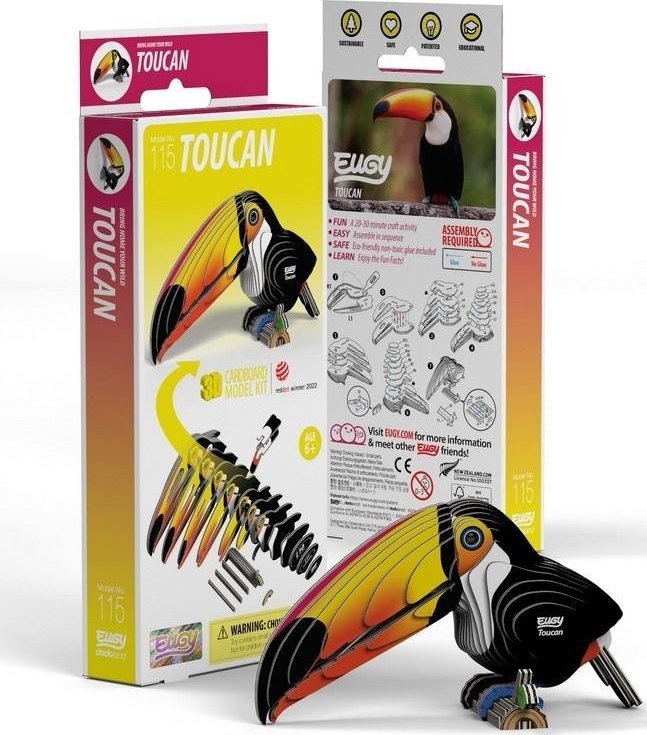 Chrząszcz Herkules Eugy. Eko Układanka 3D