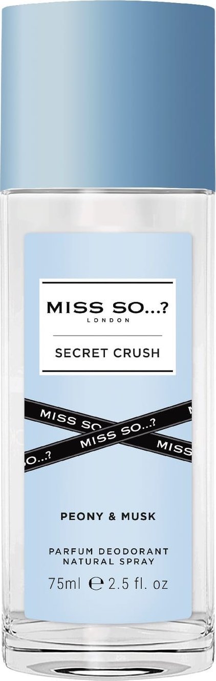 MISS SO? London Secret Crush Dezodorant perfumowany dla kobiet w naturalnym sprayu 75 ml