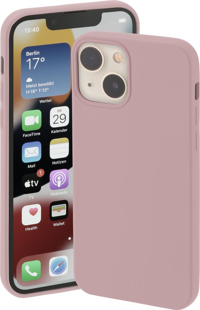 Hama HAMA "FINEST FEEL"FUTERAŁ GSM DLA iPhone 14, RÓŻOWY
