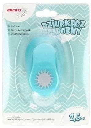 Dziurkacz ozdobny - Słońce 2,5cm MIX