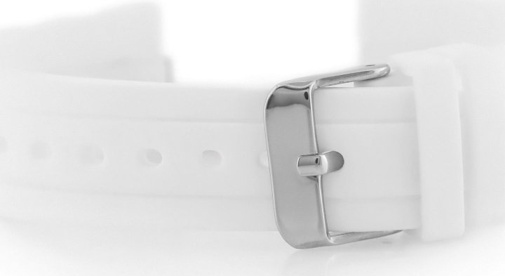 Pasek gumowy do zegarka 904W - karbowany - 20mm