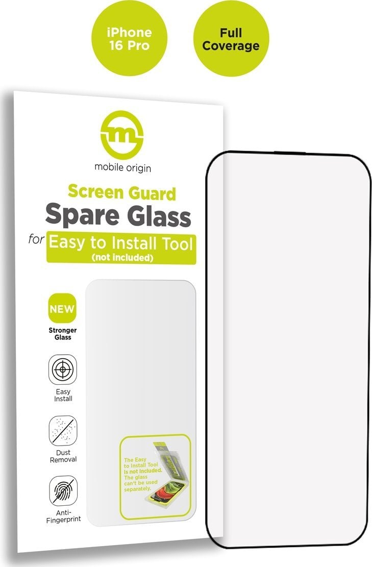 Mobile Origin Screen Guard Spare Glass Full Coverage - iPhone 16 Pro