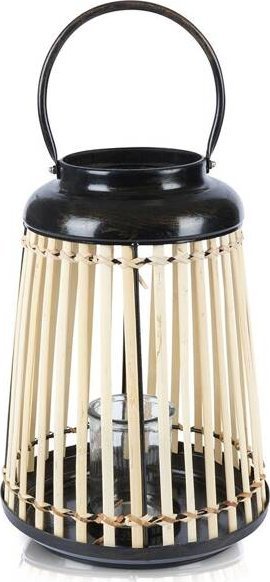 Home Styling Collection Lampion na świeczkę bambusowy 33 cm