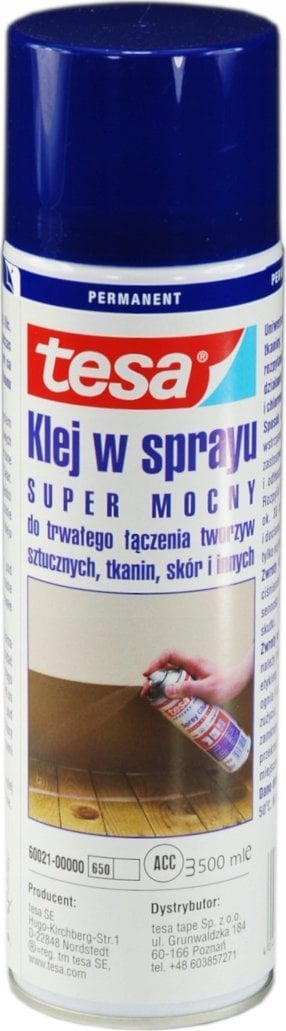 Tesa TESA KLEJ W SPRAYU UNIWERSALNY 500ml BEZBARWNY