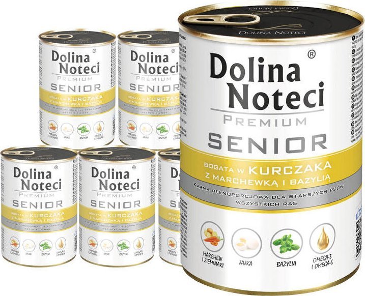 Dolina Noteci Premium Senior z kurczakiem 12x400g