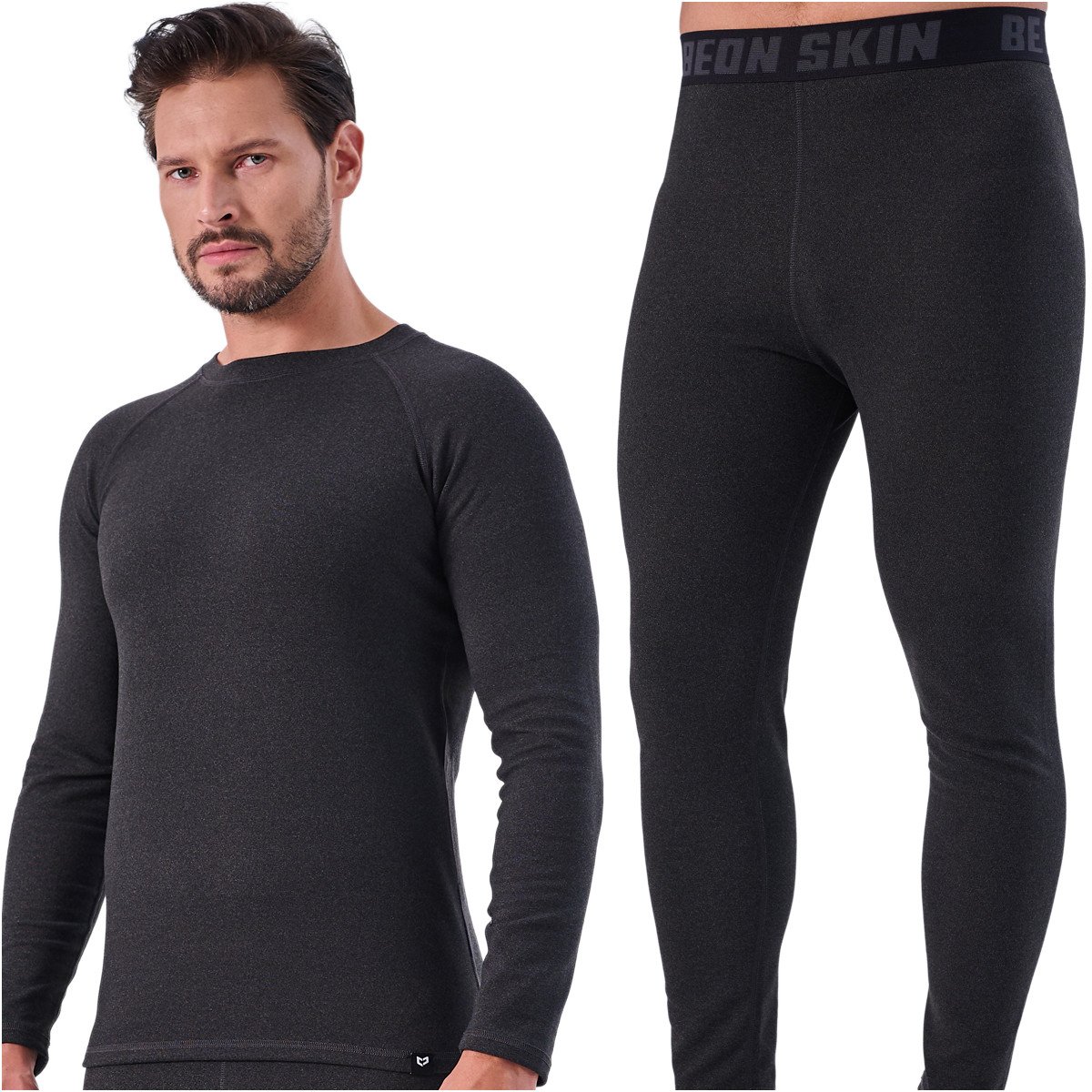 Beon Zestaw termoaktywny Beon Skin Fervor MEN Volcano Grey (M)