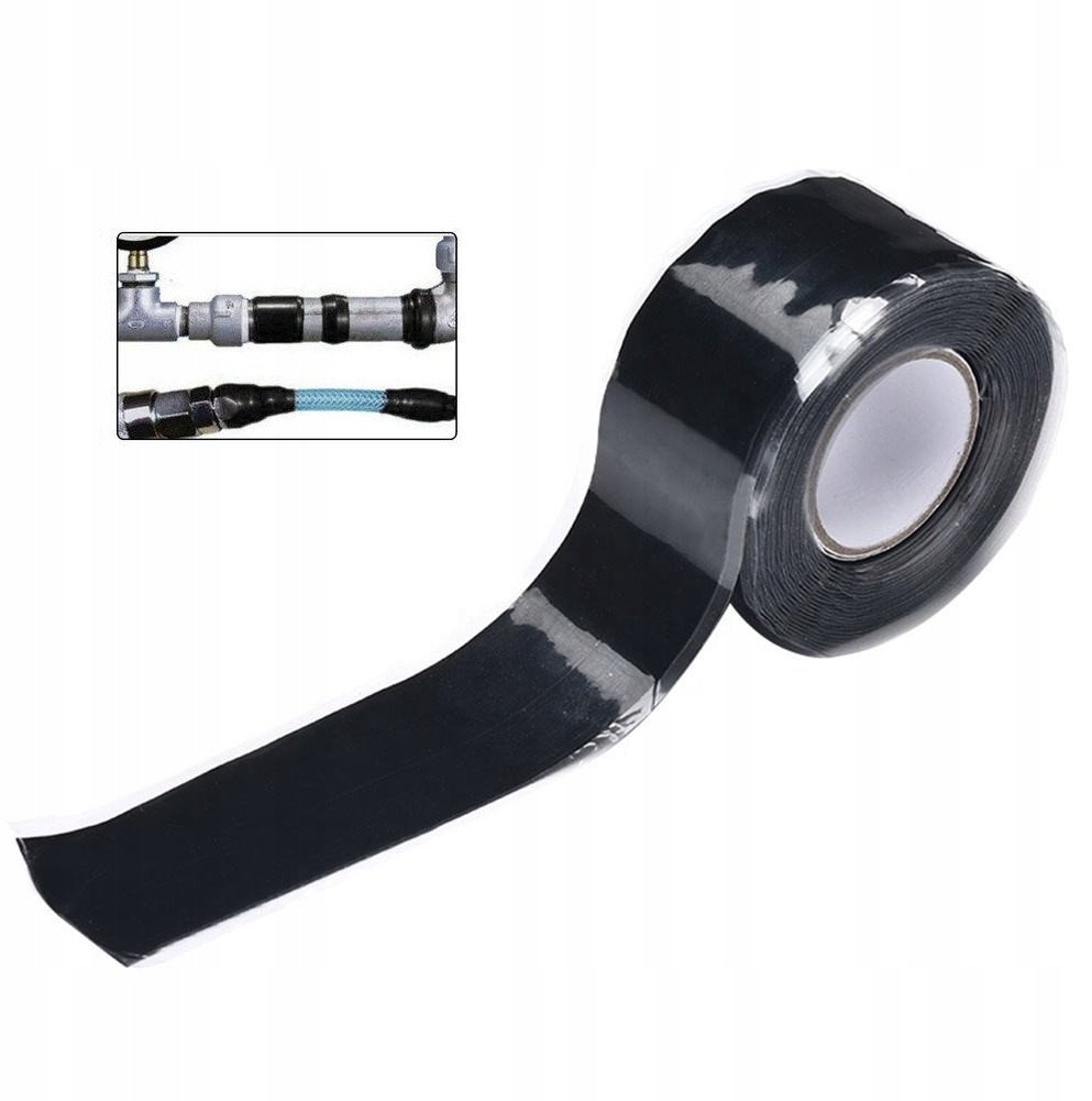 TAŚMA Uszczelniająca do RUR WYCIEKÓW ZBIORNIKÓW BASENÓW 2.5cm x 1.5m MOCNA