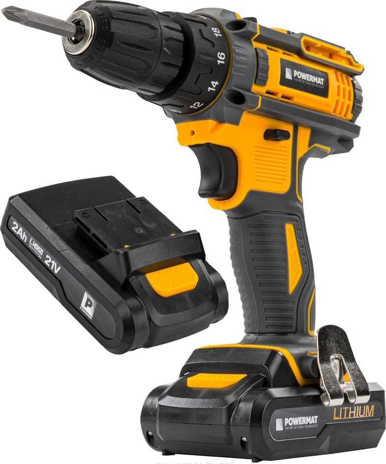Powermat Wkrętarka akumulatorowa PM-WA-21V-2AT